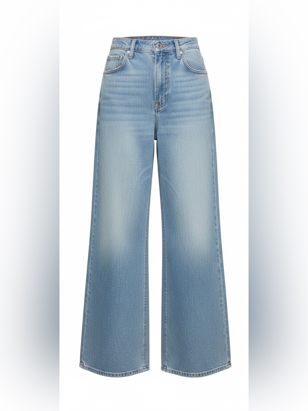 Scotch & Soda Light Wash Wide-Leg Jeans